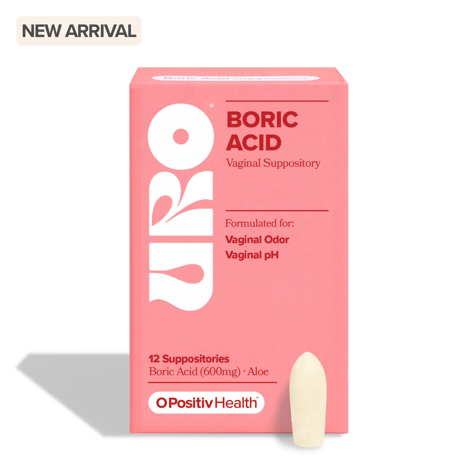 URO Boric Acid Vaginal Suppository - 3 Box Subscription - Image 2